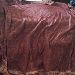 Shimmering Burgundy Top